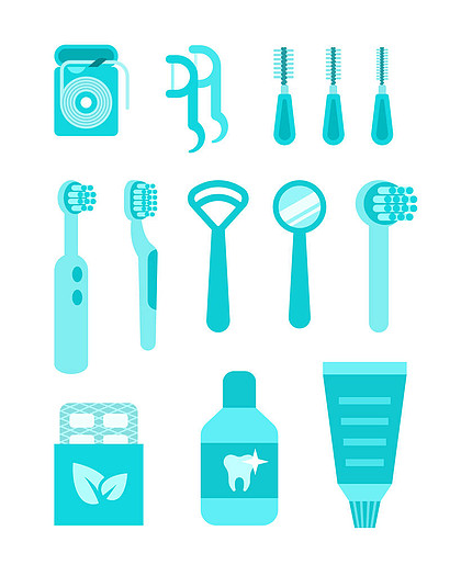 口腔工具 维护口腔健康的必备用品与素材资源